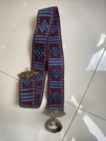 LOUIS XV BRASS & EMBROIDERED GRAND MANSION HOUSE BELL PULL SERVANTS BUTLER ROYAL