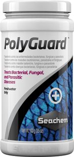 SEACHEM POLYGUARD BACTERIAL FUNGAL PARASITIC FISH MEDICATION 100 GM
