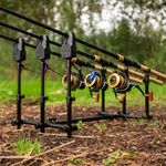 Quest Trilogy Pod | Bank Sticks | Carp Fishing Rod Pod | With Zipped Carry Bag