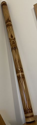 Bamboo Didgeridoo Burnt Roasted Sun Design Handmade Aboriginal Traditional 120cm