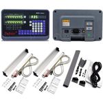 200+600mm Linear Scale 2 Axis Digital Readout 5um DRO Display Kit CNC