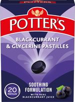 Blackcurrant & Glycerine Pastilles, 20 Pastilles
