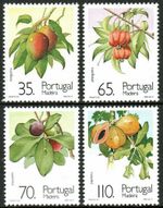 Madeira 1991 Subtropical Fruits set of 4 MNH