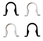 Rainwater Downpipe Down Pipe Bracket Drainpipe Clip Guttering Saddle Half Round