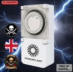 Power Plant Heavy Duty Timer 15A 120V Digital Programmable Hydroponic Grow Light