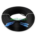 100/200m Fiber Optic Cable Jumper Outdoor SC Duplex FTTH Drop Patch Cord SC - SC