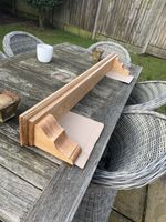 100Cm Long Georgian Style American Oak Mantel With Corbels Mantel(bare Wood)