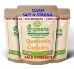 Quercetin 500mg Capsules 98% Extract - Genuine Quercetin - Vegan Capsules -  