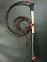 6ft RedHide Stock Whip leather Stockwhip, conditioner fall 6 crackers, free post