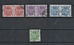 australia stamps high values in pairs and single lightly used nice set as scan