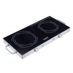 Cook Professional Electric Ceramic Hob Single or Double Ring Portable Hot Plate