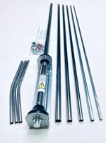 Sigma Venom 5/8 Wave High Gain Silver Rod CB Base Station Antenna 10 & 11 Meters