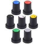 6mm D or Splined Shaft Potentiometer Knob 18 x 14mm CLIFF K85
