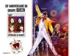 QUEEN Freddie Mercury Rock Music Band MNH 1v-Stamp Sheet #10 (2020 Djibouti)