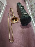 BESSON 600 TROMBONE HIGH QUALITY MADE IN ENGLAND STUDENT LEVEL INSTRUMENT