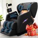 Full Body Massage Chair with Heating，8 Airbags，14 Fixed Rollers, Calf & Foot
