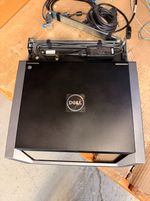 Dell 18.5" LED TFT KMM 1U Rack Monitor Console KMMLED185 NO RAILS