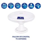 Falcon Motorhome and Caravan UFO Roof Mount Omni-directional Digital TV Antenna