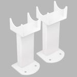 Floor Mounting Brackets for Oval Column Radiator 2PC/Set White