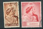 Jamaica KGVI 1948 RSW Royal Silver Wedding SG141/2 fine used