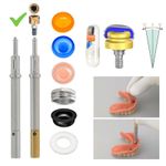 Implant Retention Locator Caps Set Insertion Extraction Tool Remove Core Tool