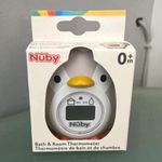 Nuby Penguin Baby Bath & Room Thermometer, LCD Display, OA17Z
