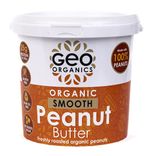 Geo Organics Smooth Peanut Butter 1kg | Organic | Vegan | No Palm Oil