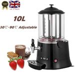 10L Hot Chocolate Dispenser Commercial Beverage Milk Coffee Milk Cocoa Warmer UK