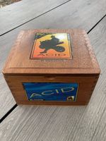 Acid Blondie Wooden Cigar Box Crafts Storage Display