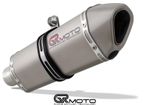 USED LEFT Titanium Exhaust Slip On 51mm 2" GRmoto HEX (no link pipe) GRADE A