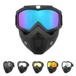 Detachable Goggles Face Mask Winter Sport Ski Snowboard ATV XC Eyewear