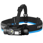 IMALENT HT50 Head Torch Rechargeable with White/Red Light 3000 Lumens Torch
