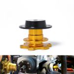 Universal Aluminium Quick Release Steering Wheel Hub Adapter,Anti-Theft, Durable