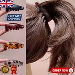 4Pcs Small Banana Hair-Clips Vertical Ponytail Holder Twist Clamp Accessories