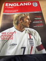 2002/03 England V Turkey  Programme At Sunderland Plus Ticket & Hospitality Pack