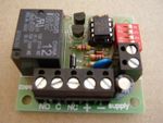 Timer relay board adjustable 1 - 10 seconds (in 1 second steps)