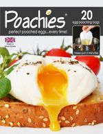 Poachies Pack Of 20 Egg Poaching Bags Poached Poach Eggs Perfect Every Time