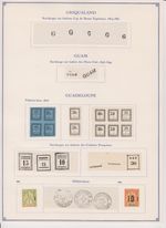 GUADELOUPE / [GUAM / GRIQUALAND] - interesting collection of Fournier fakes.