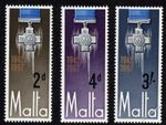 Malta 1967 George Cross Award Complete Set SG 379 - SG 381 Unmounted Mint MNH