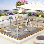 Expandable XXL Large Acrylic Dog Playpen Fence Clear Exercise Whelping Box Cage