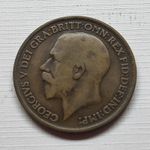 1918 H One Penny George V Heaton Mint – Rare WW1 Era British Coin Clear Mintmark