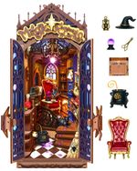 Rolife Magic Fantasy Corner  DIY Book Nook Shelf miniature Dollhouse Toy Gifts