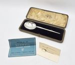 FINE ANTIQUE STERLING SILVER REPLICA BENWELL SPOON London 1926