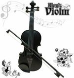 Black Violin Kids Children Musical Guitar Toy Kids Play Violin With Music UK