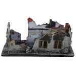 Conflix Ruined House Wargame Diorama Scenery Set Polystone Model
