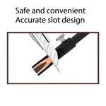 Eyebrow Pencil Sharpening Aid Alloy Keep Safety Eyebrow Pencil Sharper For Daily