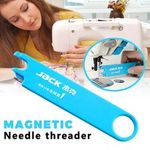 Sewing Machine Needle Threader Automatic Threading Tool with Magnifier