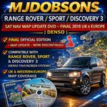 Range Rover / Sport / Discovery 3 Navigation Map Update 2018  (2005-2009)