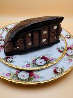 Fax Foods Faux Large Chocolate Cheesecake Ganache Display Prop￼