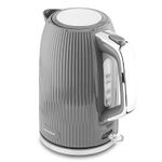 Grey Kettle 1.7L Rapid Boil Quiet 3000W Boil Dry Protection Cordless
